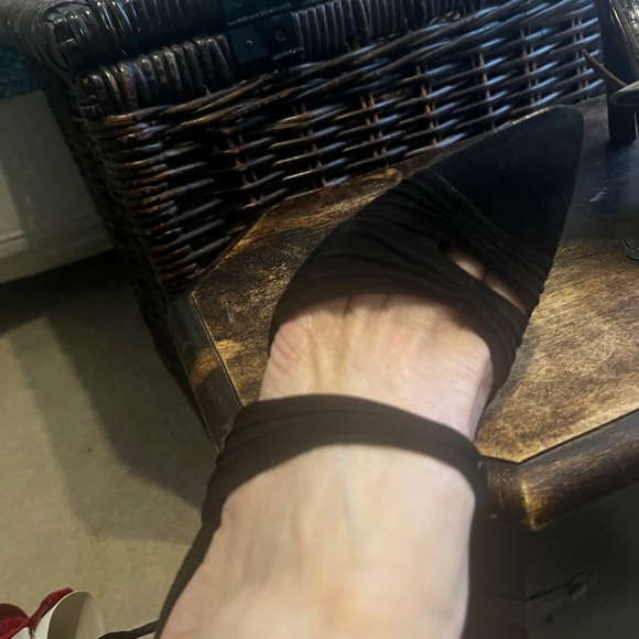 Manolo Blahnik Black Suede Heels - Picture 2 of 5